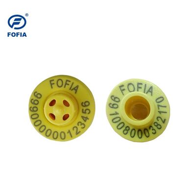 Waterproof Fofia ET957+T967 Sheep Goat Combination Animal Electronic Tracking Ear Tag New High Quality RFID TPU Laser Coding