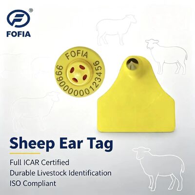 Durable Waterproof Combination Electronic Goat Sheep Animal Tracking Ear Tag New High Quality RFID TPU Laser Coding 3 Year