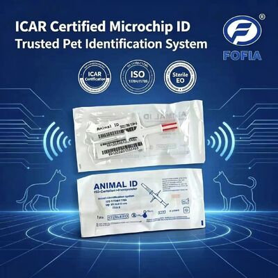 Fofia New ICAR Certified RFID 134.2kHz PP Animal ID Microchip Waterproof for Dogs & Cats Use 1.5 Year Warranty