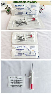 FOFIA ZS007 ICAR Certified 134.2kHz RFID Animal Microchip FDX/EM4305 IP67 Waterproof White PP 1.4x8mm Dog Cat Rabbit Cattle New