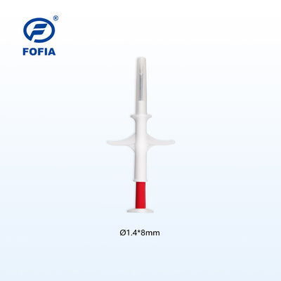 FOFIA ZS007 RFID 134.2kHz Animal Microchip FDX/EM4305 Chip IP67 Waterproof Livestock Pet Injection Plastic Packaging New 1.5