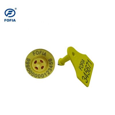 Durable Waterproof Goat Sheep Electronic Animal Tracking Ear Tag New High Quality RFID TPU Laser Coding 3 Year Warranty Fofia