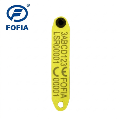 New Fofia High-Temperature Resistant Integrated Anti-Shedding Laser-Coded Electronic ET969 Yellow Sheep RFID Ear Tag TPU Animal