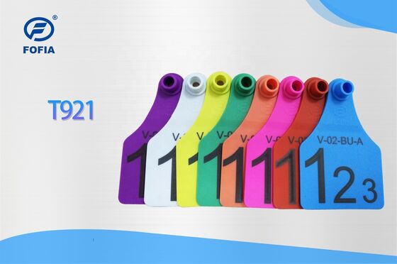 New Plastic Cow Ear Tags Bovine Cattle Sheep & Pig Farm Use Ear Mark Tags with Number Animal Tracking Chip