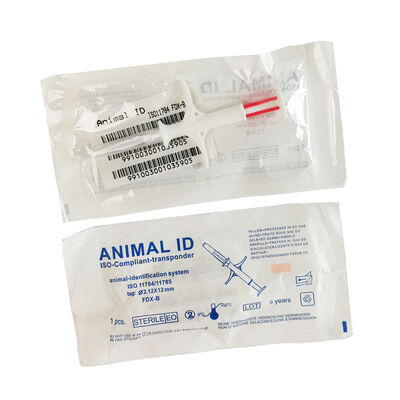 Fofia RFID Injectable Animal Microchip 134.2 kHz ISO 11784 11785 Waterproof 2.12 X 12 mm Pet Identification