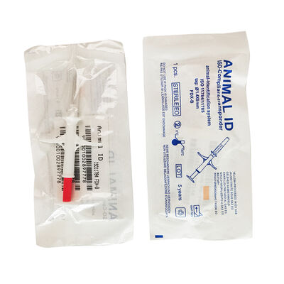 RFID Injectable Animal Microchip 134.2 kHz FDX EM4305 1.4 X 8 mm IP67 Waterproof ICAR Certified Pet Identification Tag