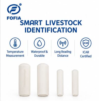 FOFIA ET912 RFID Livestock Identifier 134.2 kHz ISO11784/5  Waterproof Bioceramic Temperature Measurement ICAR Certified
