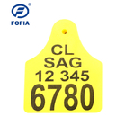 125khz ISO11784/5 FDX - B Rfid Animal Ear Tag For Cattle Sheep Management