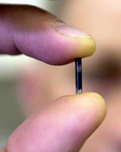 10cm ISO Transponder PP Microchip 6.86g Syringe 6 Adhesive Stickers