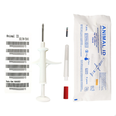 Microchip Implanter Sterilized Universal With 15 Digit Number Animal Chip Number