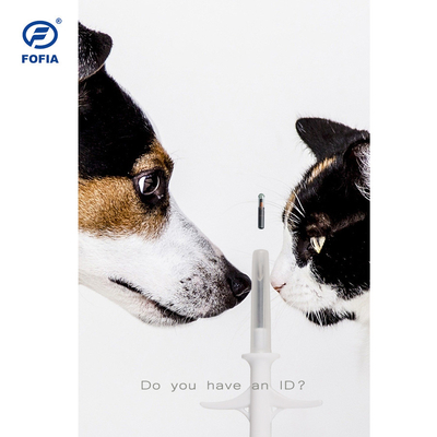 134.2khz Animal Pet Birds Microchip Frequency RFID Glass Tag Syringe
