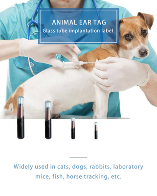 134.2 KHz Frequency Animal ID Microchip with 6 Adhesive-stickers