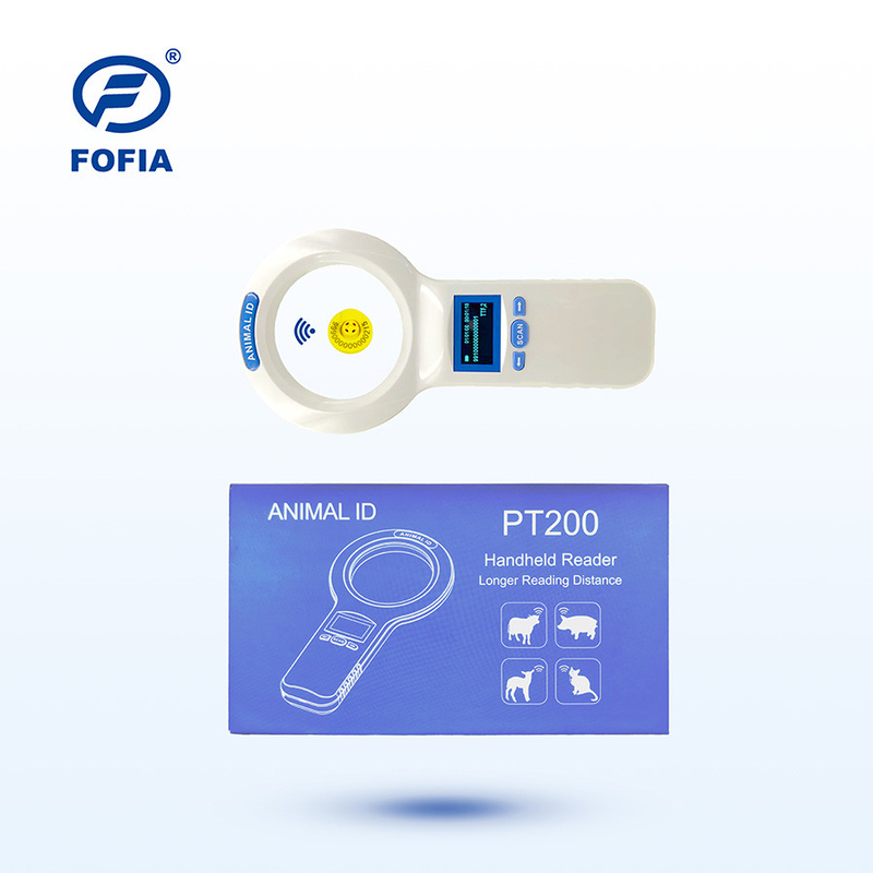 ISO11784 / 11785 FDX - B Standard Handle RFID Tag Scanner ID64 USB Connecting