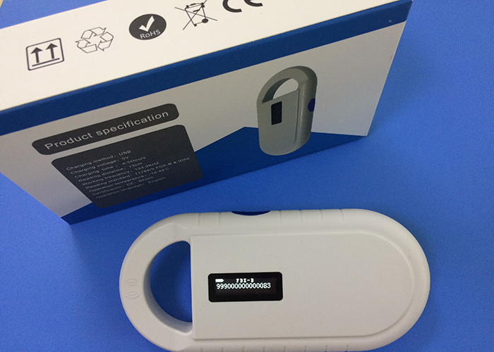 High Scan - Sensitivity RFID Smart Reader For Animal Tags Reading , 134.2khz Frequency