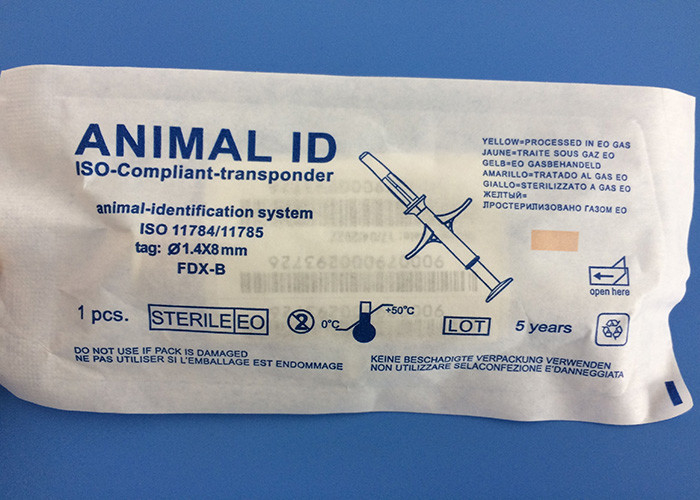 Professional Mini Animal ID Microchip With Disposable Syringe , ISO Approved