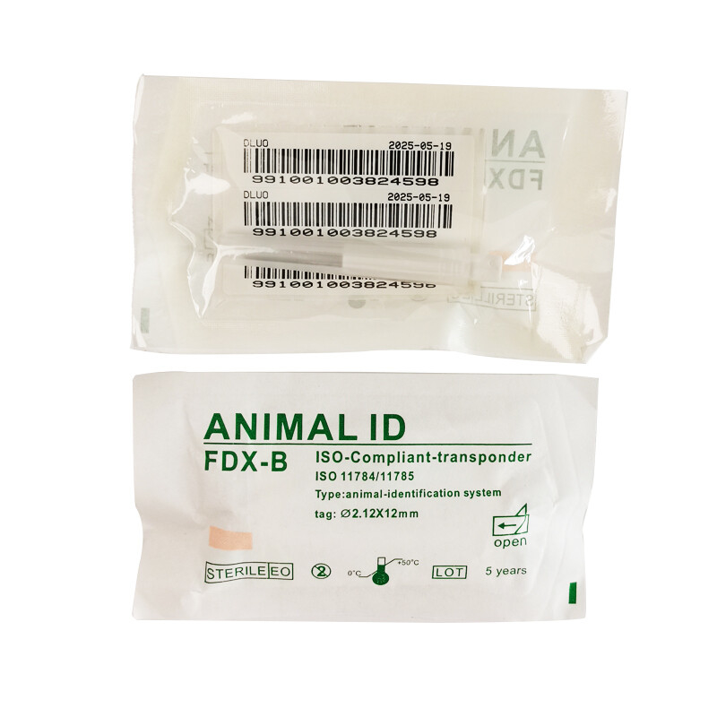 White Syringe Id Chip For Dogs With ±0.1°C Temperature Accuracy
