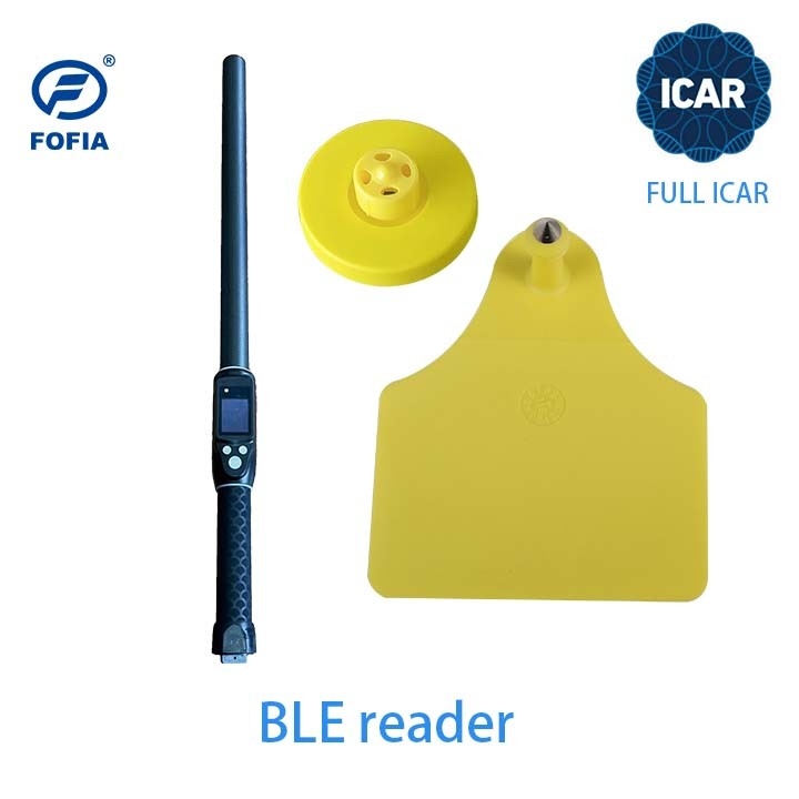 FULL ICAR Certified TPU Plastic Tamper proof  Bovine Ear Tags 134.2khz Rfid Ear Tags 