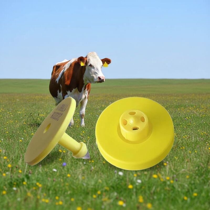 Durable 134.2kHz RFID Ear Tag for Livestock with ISO11784/5 FDX-B Standard and Waterproof Design