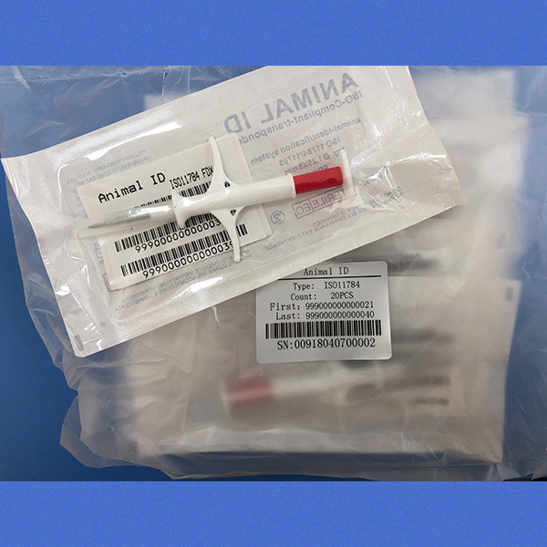 Unshared ICAR Code FDX - B Animal ID Microchip Packed In Sterile Bag Separately