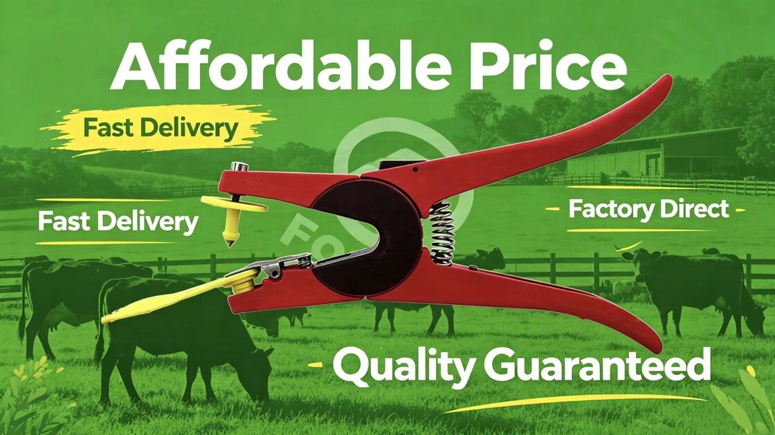Durable Ear Tag Applicator for different animals  identification compatible with ET915 electronic ear tags convenient and for farm