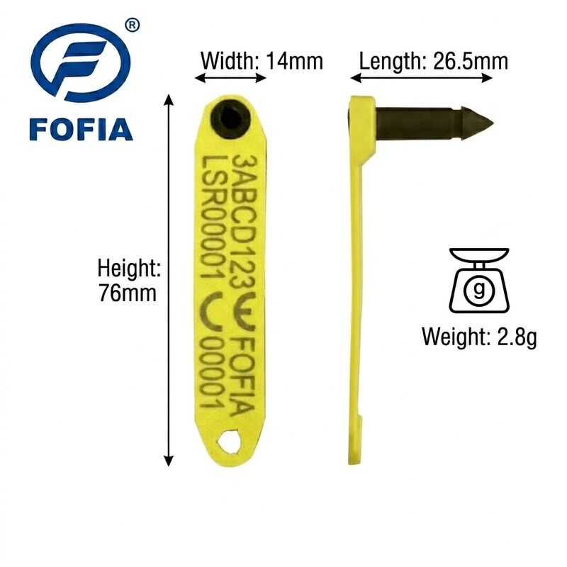 High-Temperature Resistant Anti-Shedding RFID Electronic Ear Tag For Sheep With TPU Material