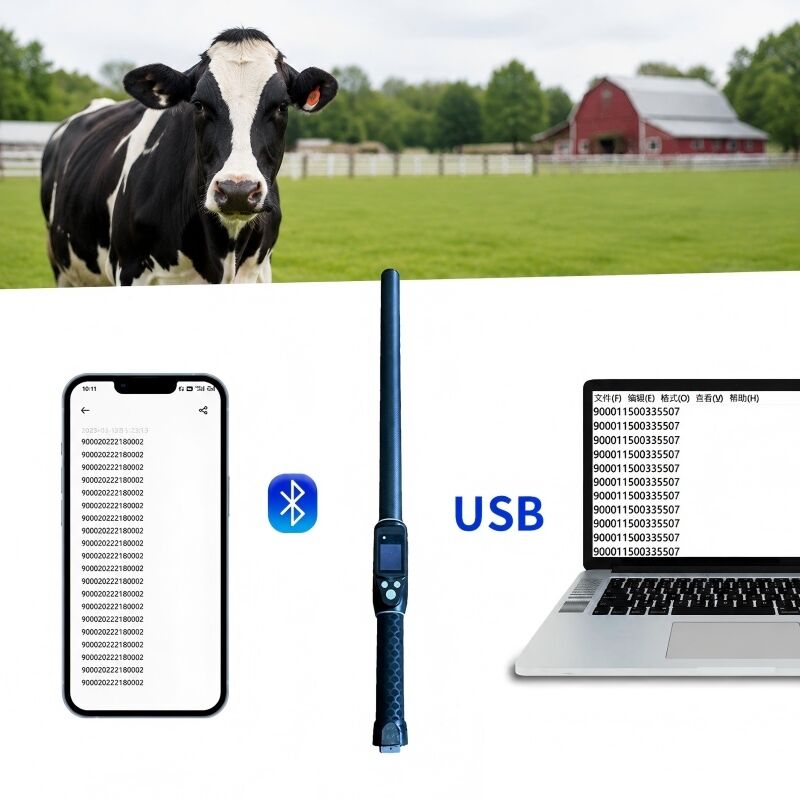 PT290 LF RFID stick Reader | 134.2KHz Bluetooth Handheld Scanner With Protocol ISO11784/5 FDX-B And HDX USB Bluetooth Interface