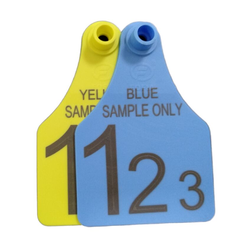 T921 Animal Ear Tag Yellow RFID TPU Tracking for Cattle Farm Use