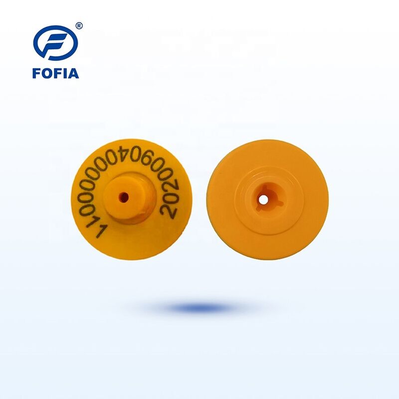 UHF RFID Ear Tags for Livestock Durable Plastic Microchip ID Tags for Cattle Sheep Pigs Animals
