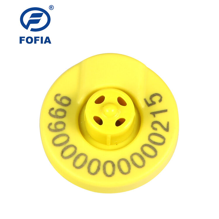 FOFIA 134.2KHZ Rfid Button Eid Gps Ear Tag For Cattle