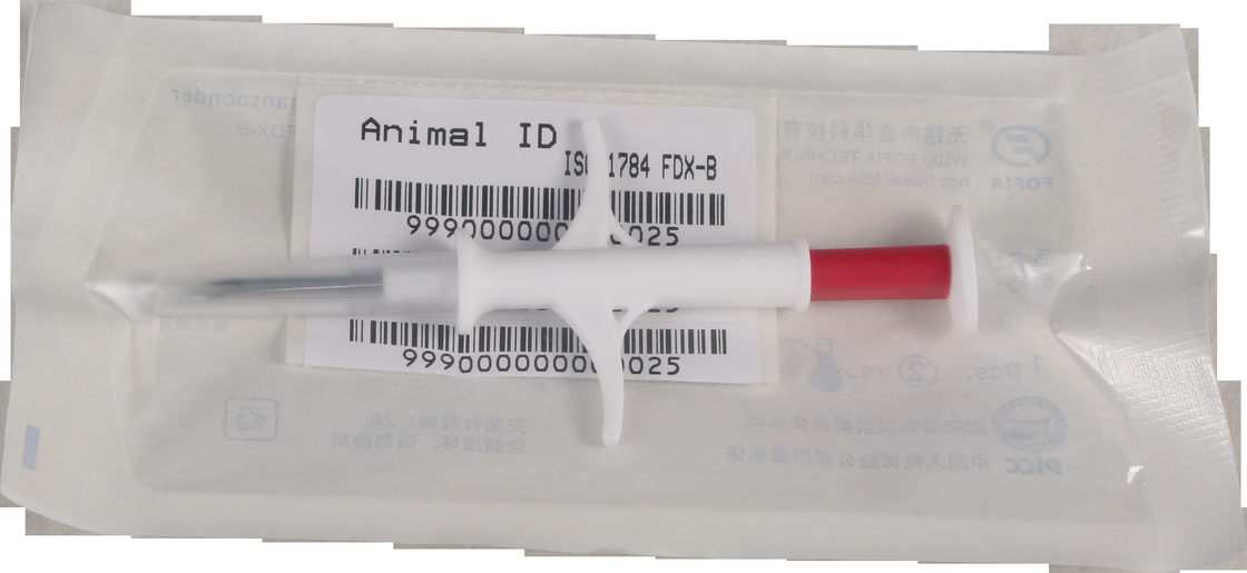 Implantable Animal Microchip Tag Microchip With Humidity 0-95% 3-10 Cm