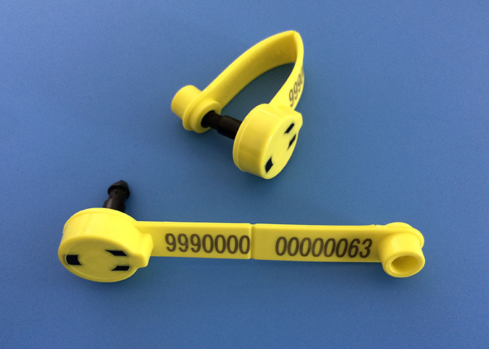 Custom Sheep Ear Tags TPU Material With 300N Tension , Livestock