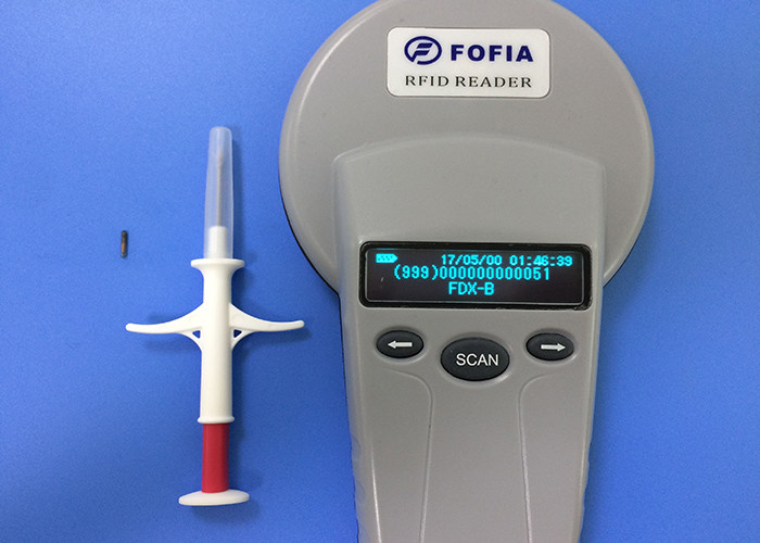 ISO Animal Microchip Scanner For Pet Management , Portable RFID Pocket Reader