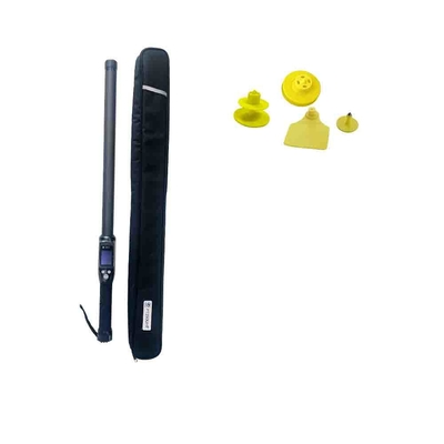 Long Range RFID Stick Reader with IP66 Waterproof Rating for Livestock Animal Cattle Cow Ear Tag Identification (ISO 11784/85, EMID, FDX-B, HDX, UHF