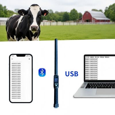 PT290 LF RFID stick Reader | 134.2KHz Bluetooth Handheld Scanner With Protocol ISO11784/5 FDX-B And HDX USB Bluetooth Interface