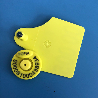 TPU Livestock Rfid Ear Tags For Cattle Animal Management , ICAR Certificate
